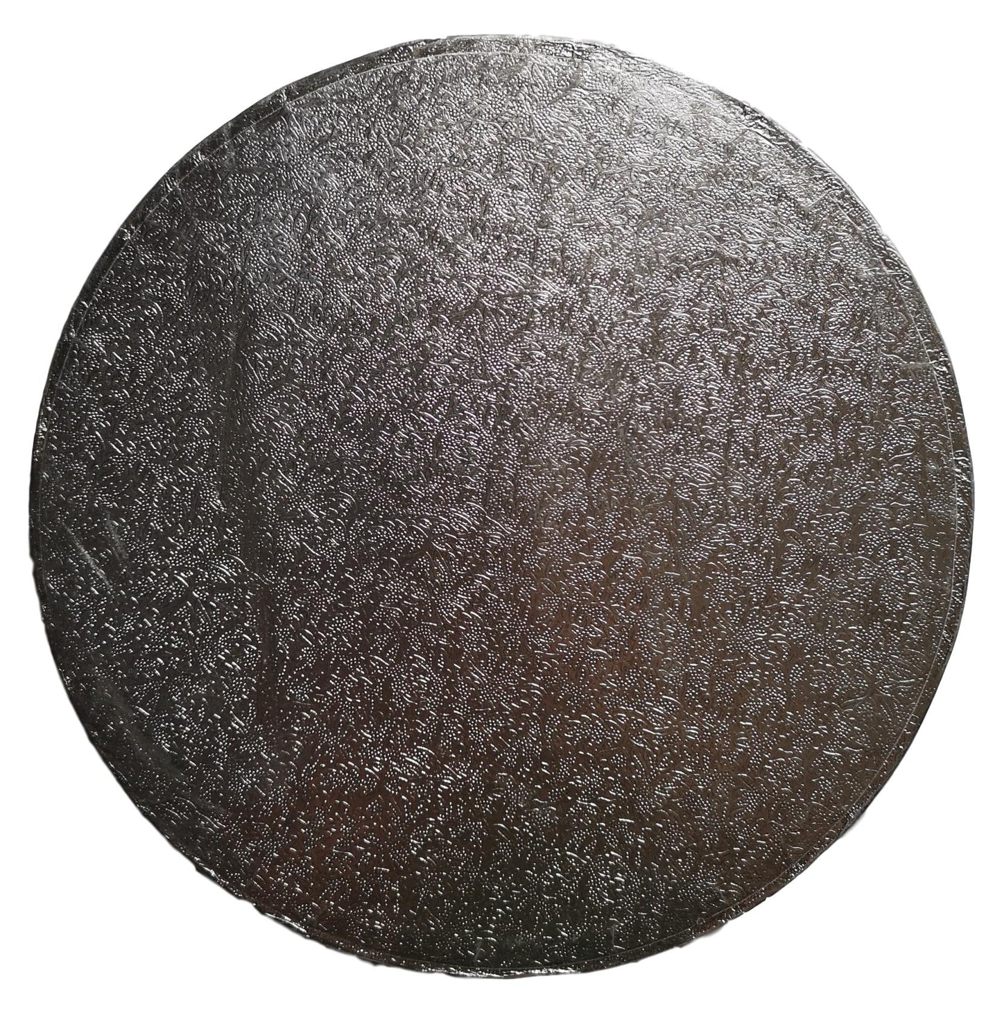 20cm Round Silver Cakeboard image 0