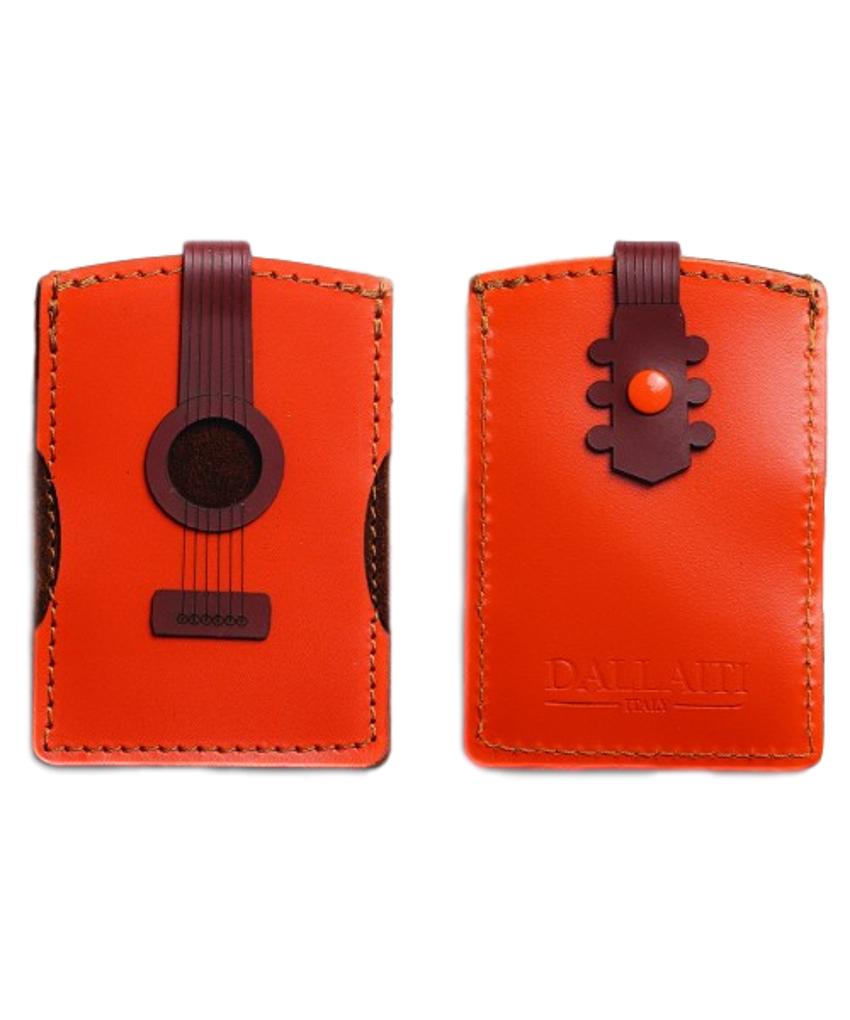 Classical Guitar Italian Leather Credit Card Case image 0