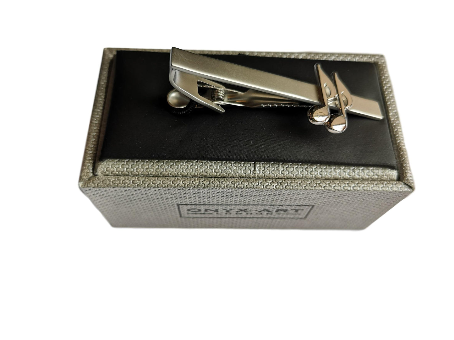 Quavers Silver-plated Tie Bar/Clip/Slide image 2