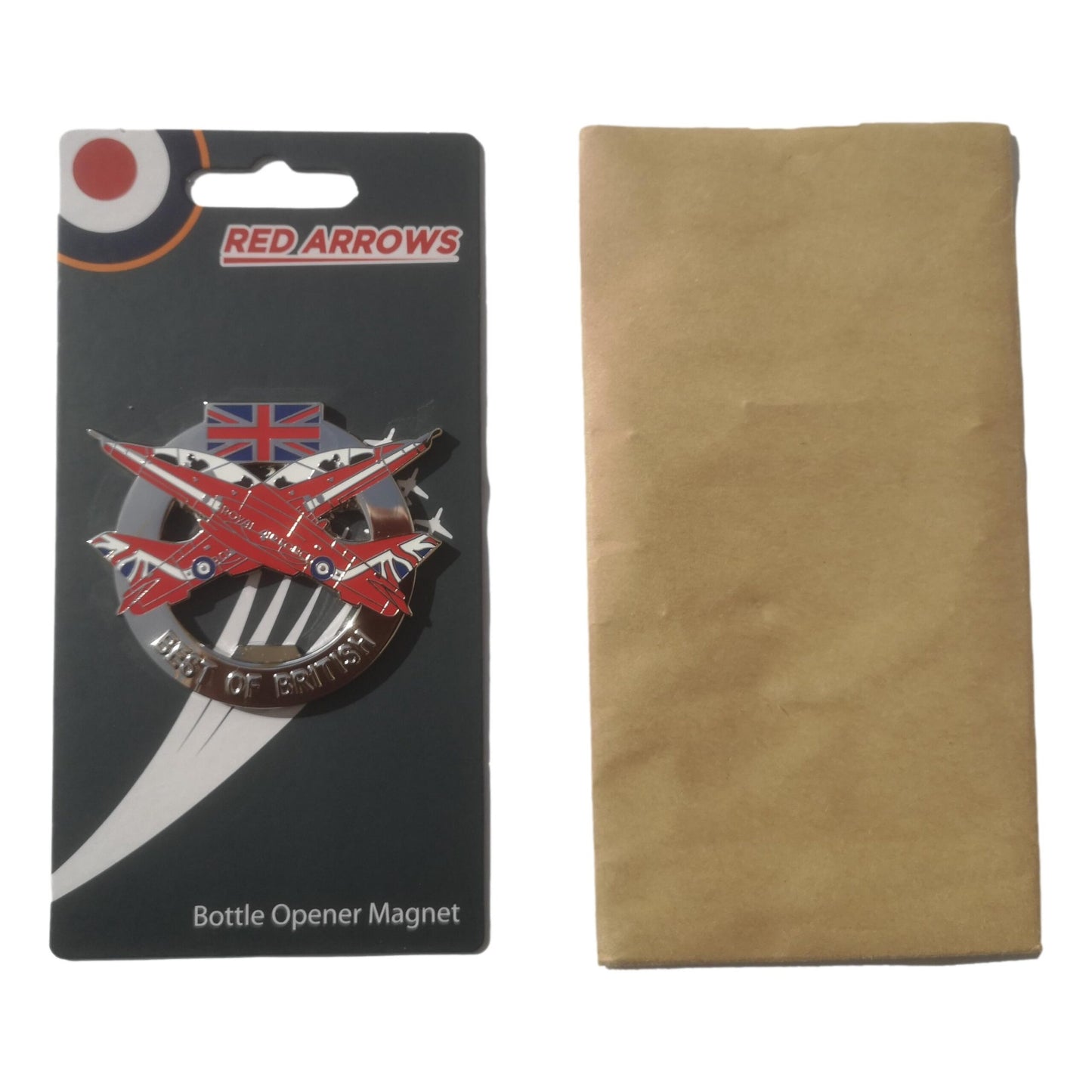 Red Arrows BAe Hawk RAF bottle opener fridge magnet image 3