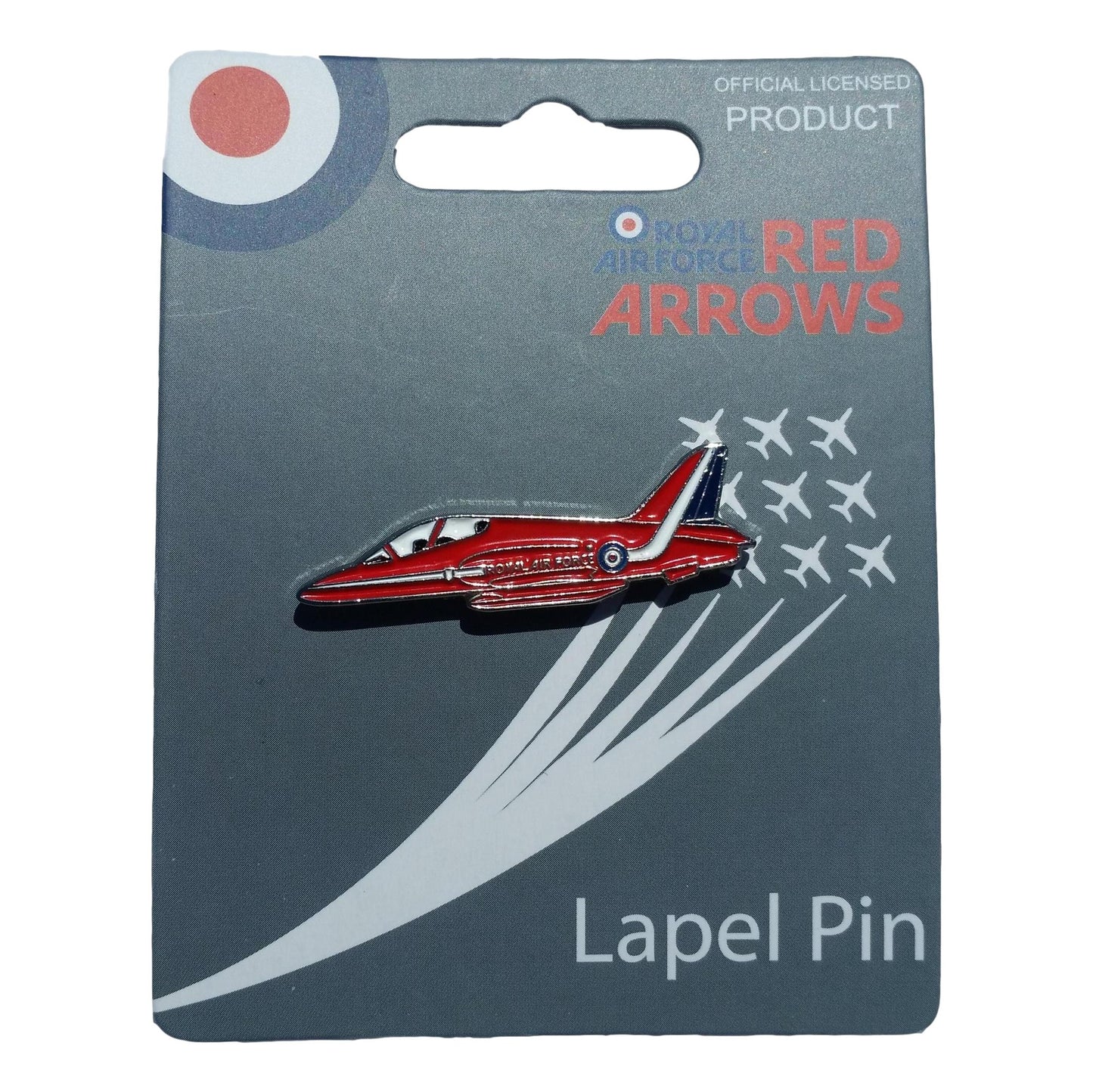 Royal Air Force Red Arrows Hawk lapel pin badge image 0
