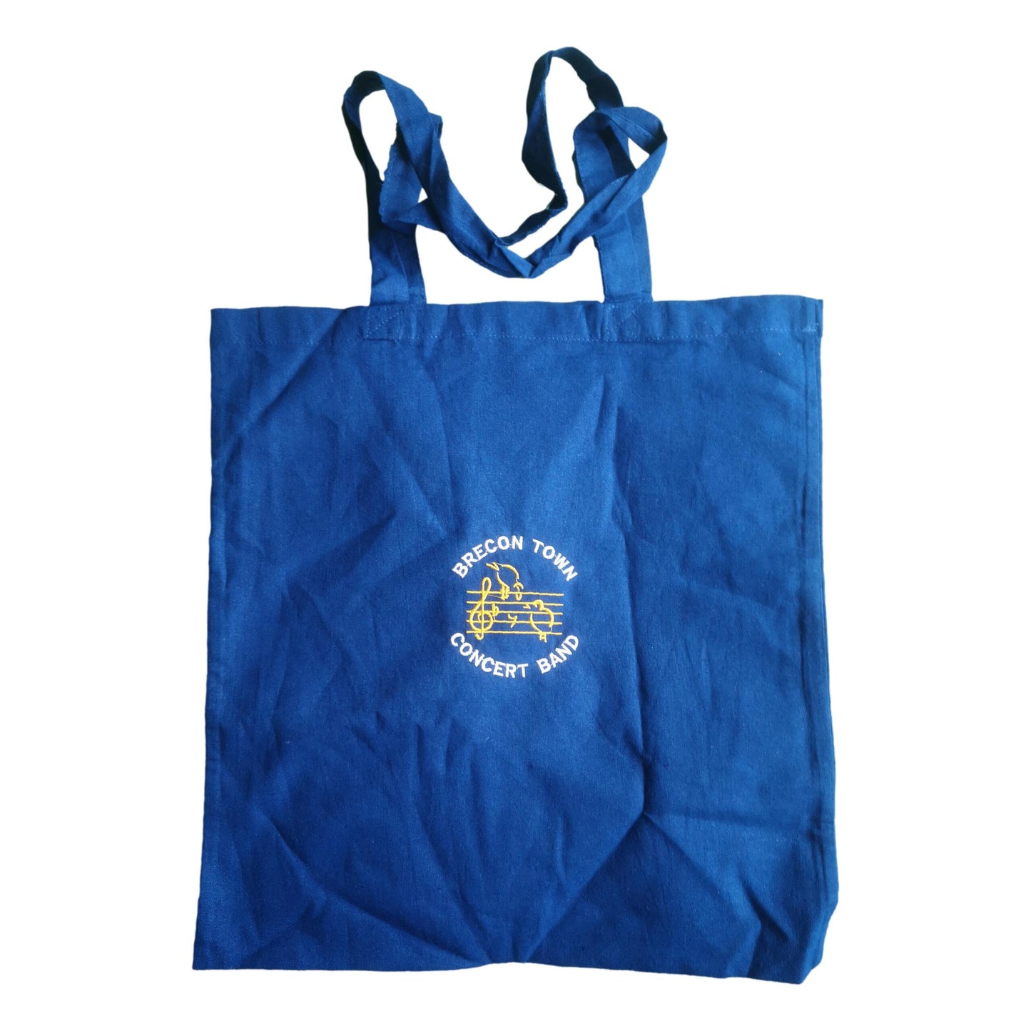 Brecon Town Concert Band Embroidered Logo Blue Tote Bag image 0