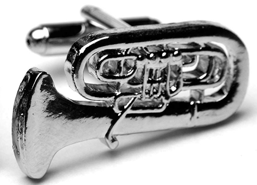Continental Tuba silver-plated cufflinks image 1