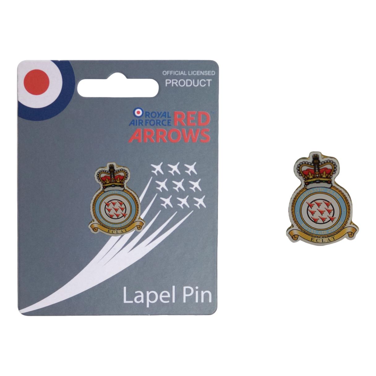 Royal Air Force RAF RedArrows Crest lapel pin badge image 0