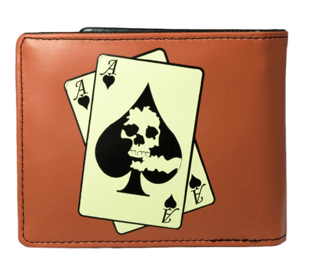 Skull Poker Gents Leatherette Wallet image 4