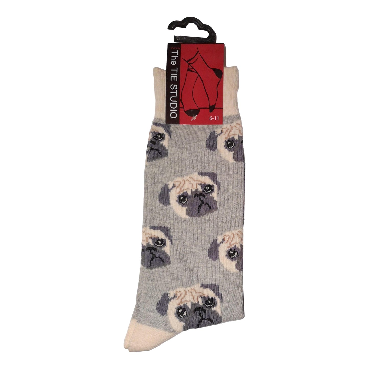 Pug Dogs Unisex Novelty Ankle Socks Adult Size 6-11 image 0