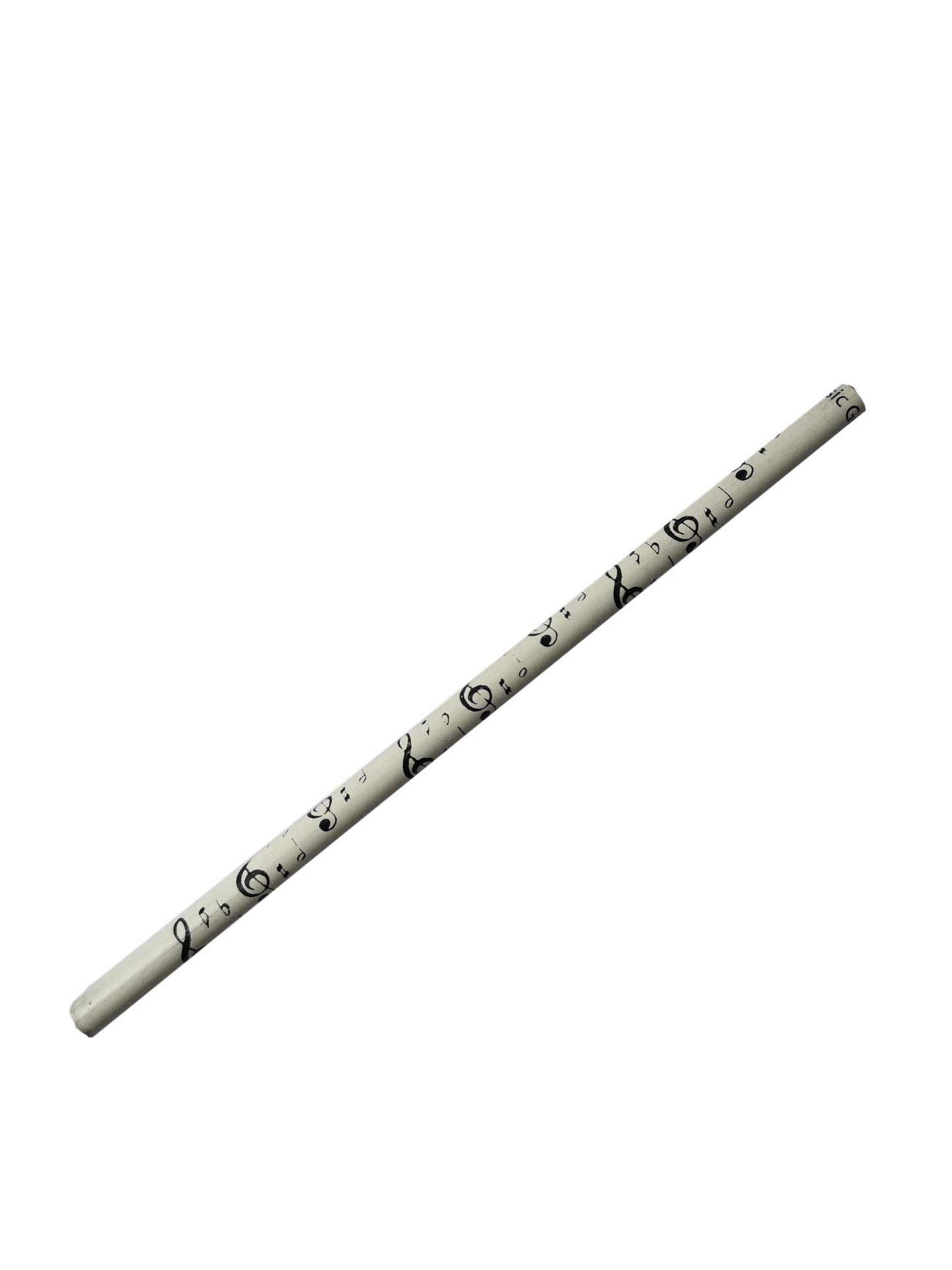 Music Clefs, Notes and Accidentals black on white unsharpened woodcase pencil image 0