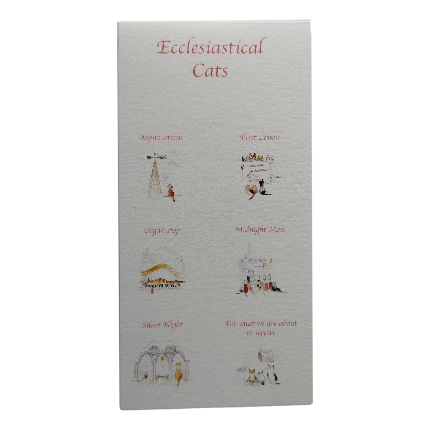 Ecclesiastical Cats Notepad image 0