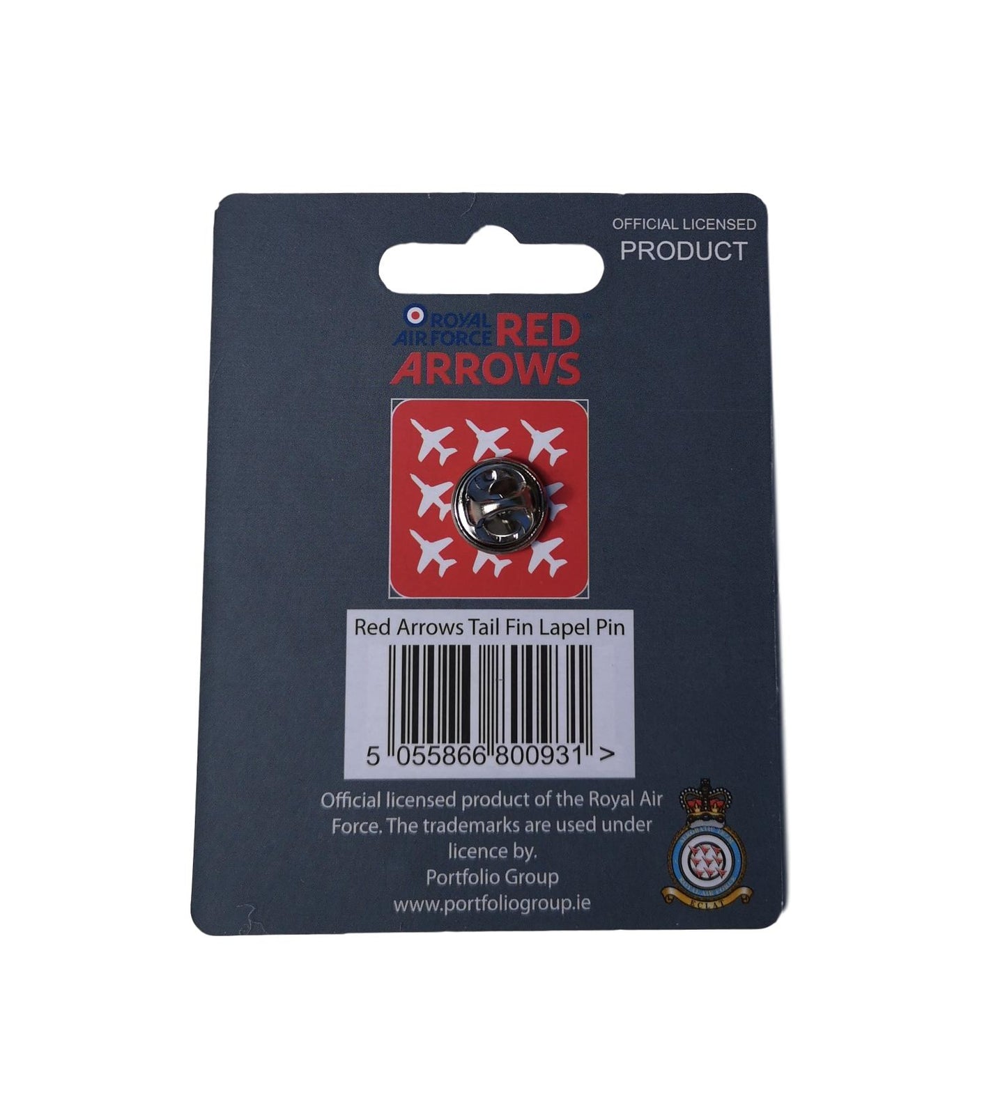 Royal Air Force RAF Red Arrows Hawk Union Jack Tail Fin lapel pin badge image 1
