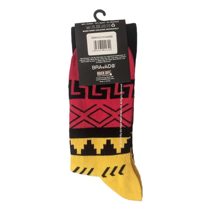 Bob Marley Press Play Black Unisex Adult Ankle Socks