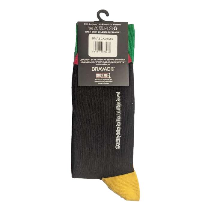Bob Marley Logo Black Unisex Adult Ankle Socks