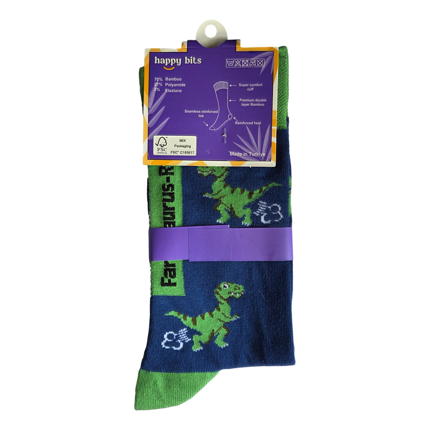 Fartasaurus Rex Dinosaur Unisex Novelty Ankle Socks Adult UK Size 8-11.5