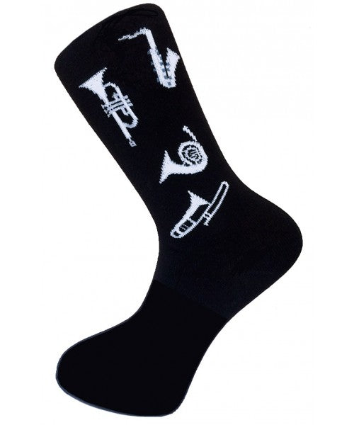 Brass Instruments Cottonrich Unisex Novelty Ankle Socks Adult Size 6-11 image 1