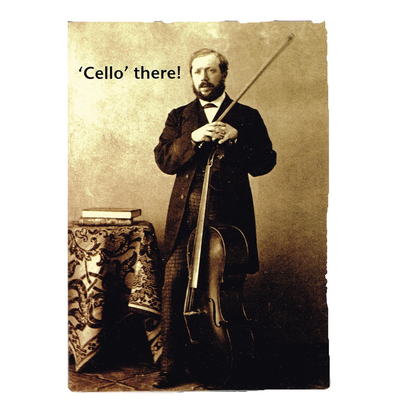'Cello' There Claire Spake designed Music card image 0