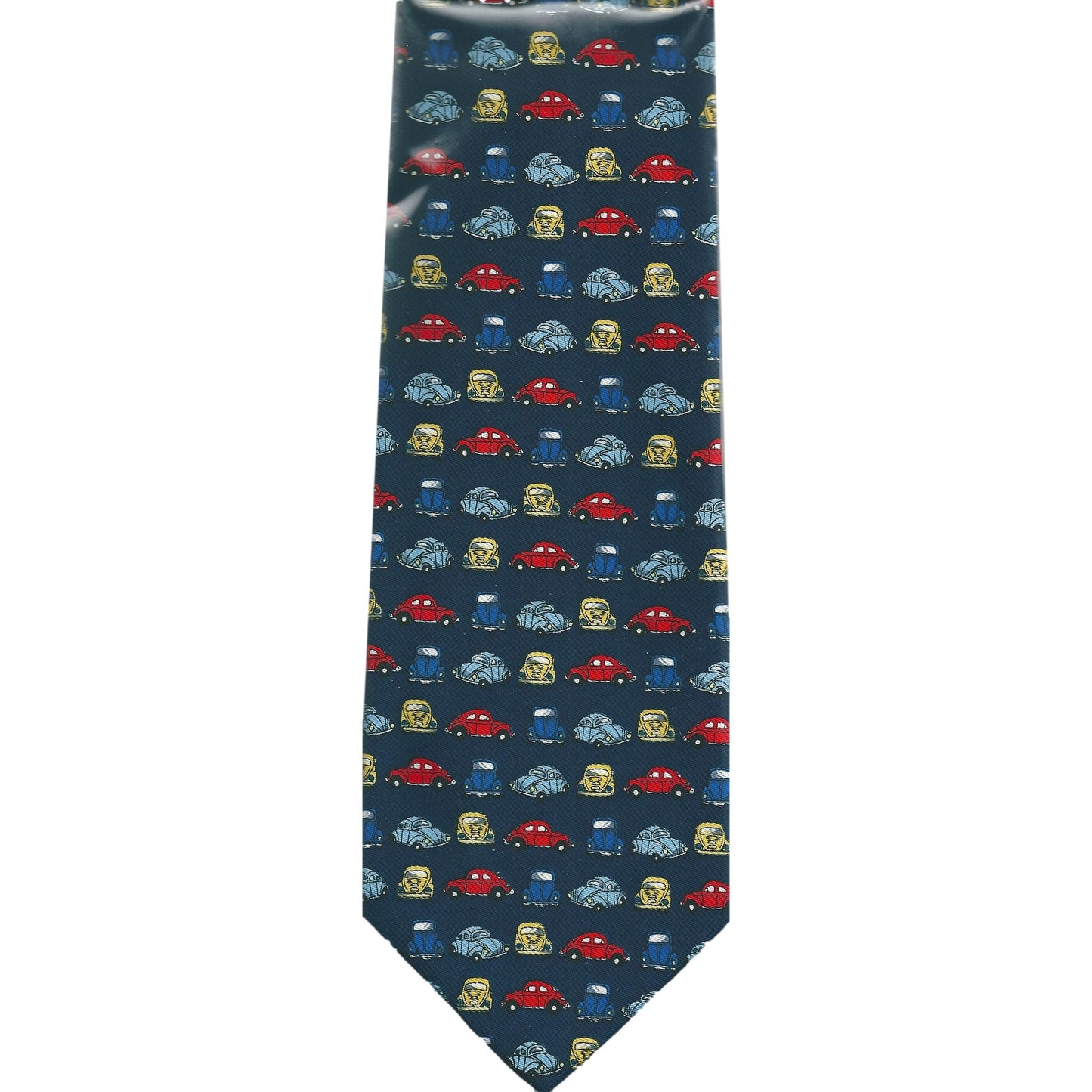 Beetle Car Herbie repeating Sleeved Polyester Novelty Tie Gift image 1