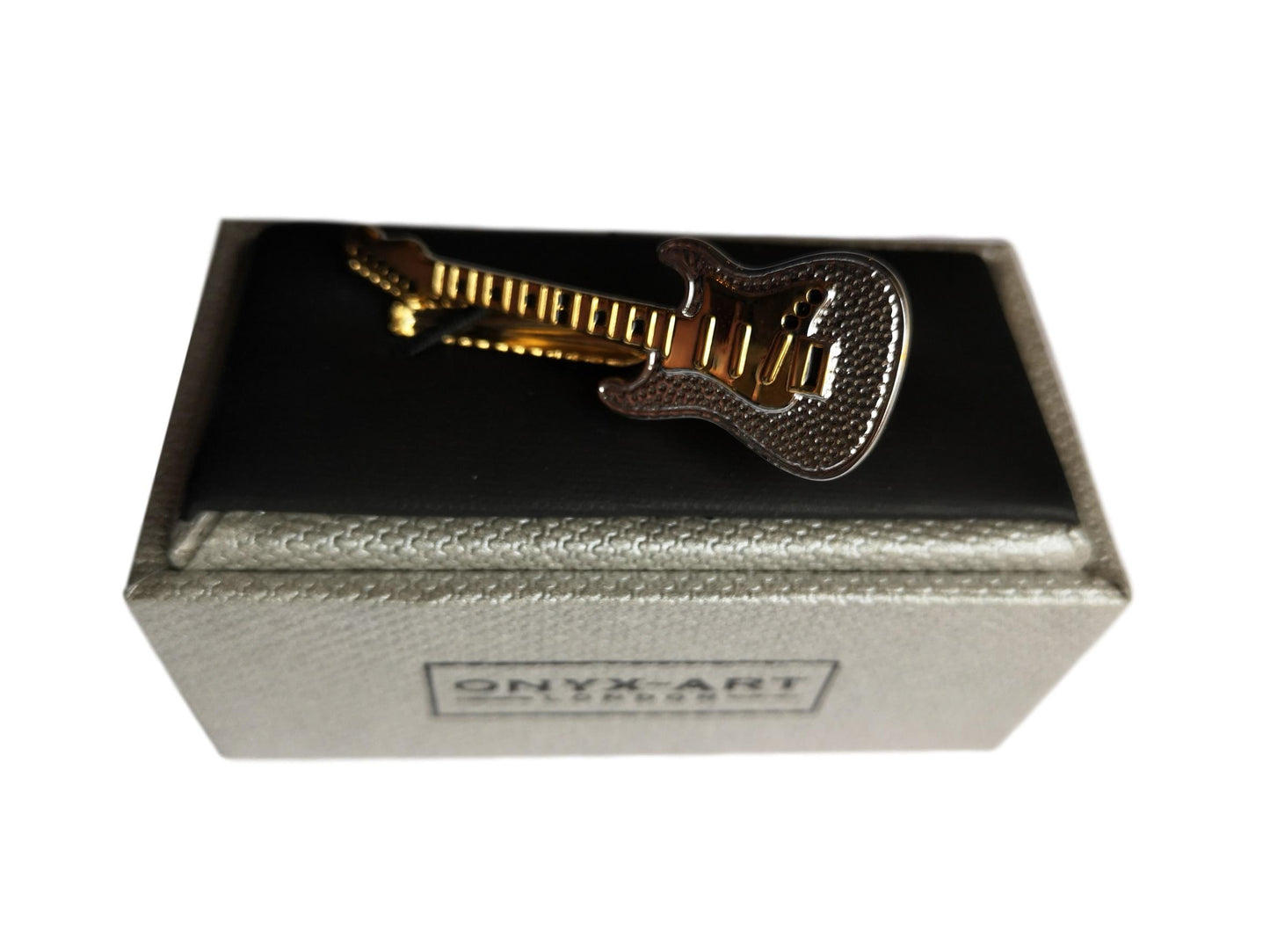 Electric Guitar gold-plated Tie Bar/Clip/Slide image 2