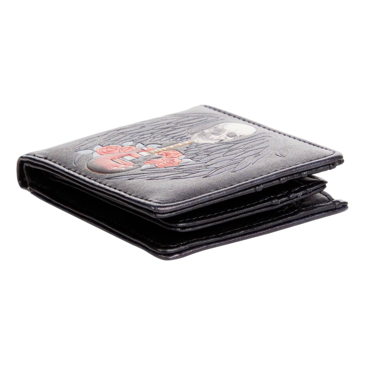 Skull Guitar Gents Leatherette Wallet image 4
