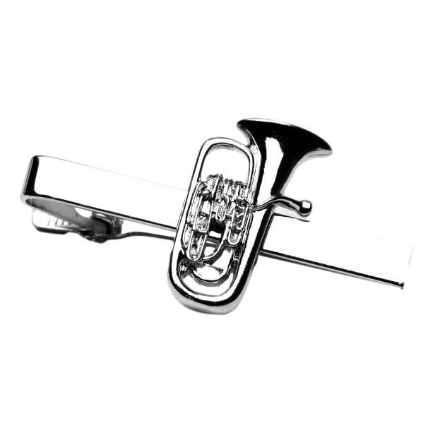 Euphonium Silver-plated Tie Bar/Clip/Slide image 0