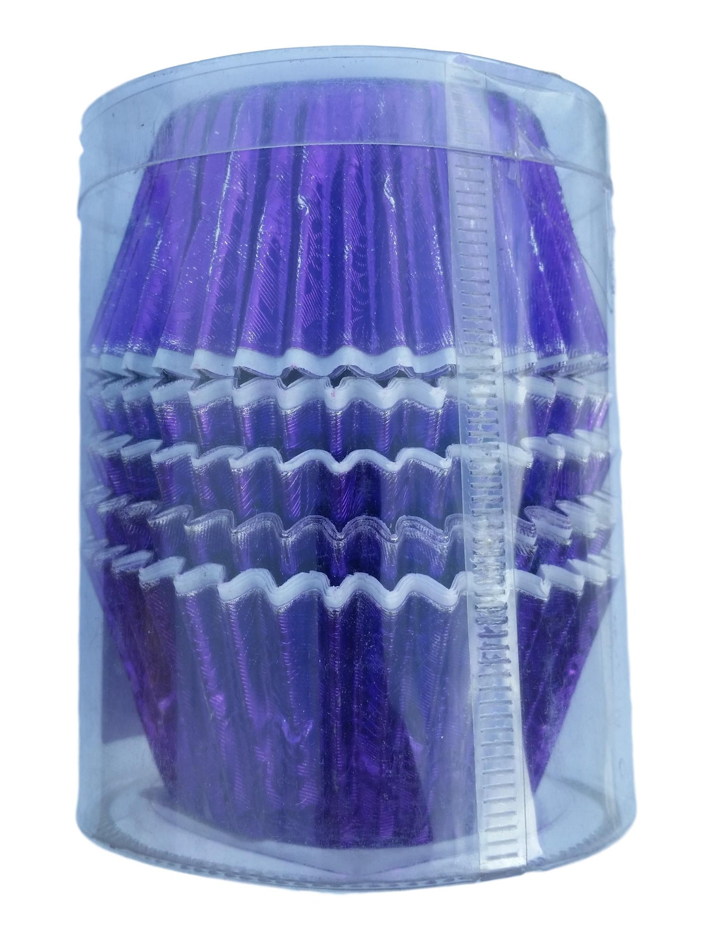 40 Purple Foil Bun Cases image 0