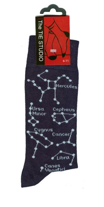 Constellations Astronomy Star Gazing Unisex Novelty Ankle Socks Adult Size 6-11 image 1