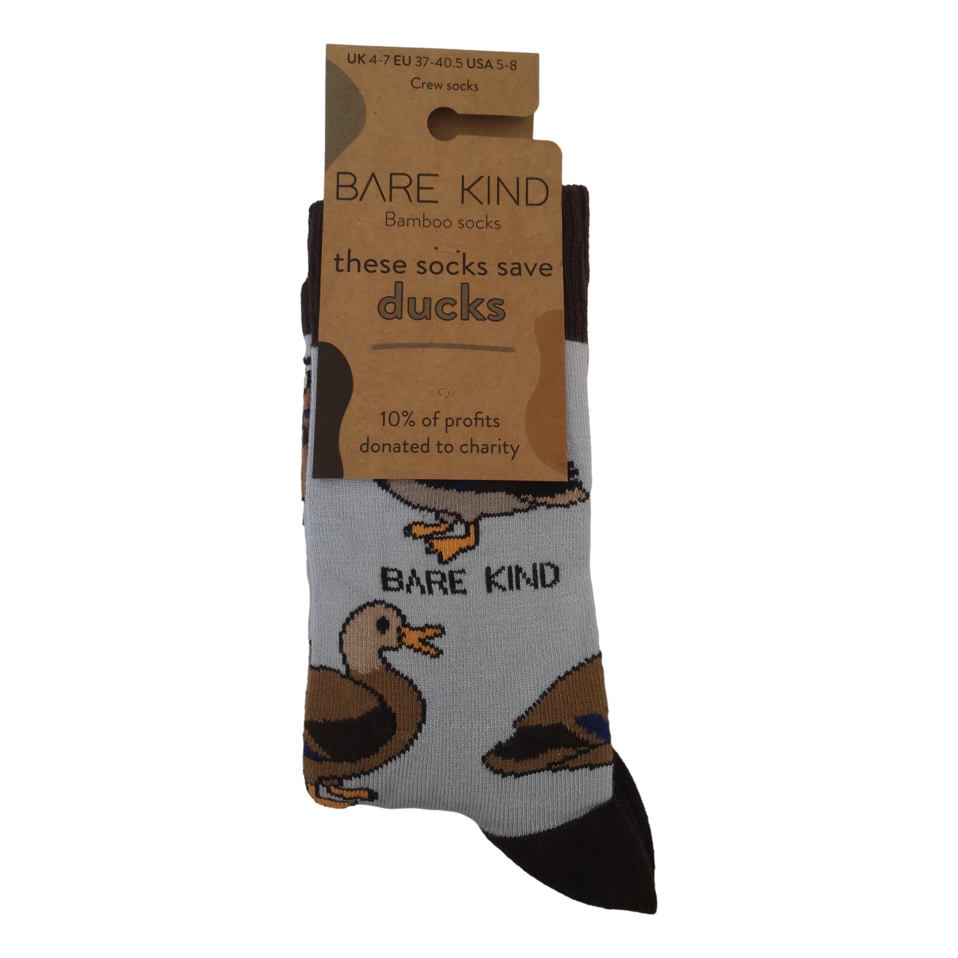 Save The Ducks Pale Blue Unisex Novelty Ankle Socks Adult UK Size 4-7 image 1