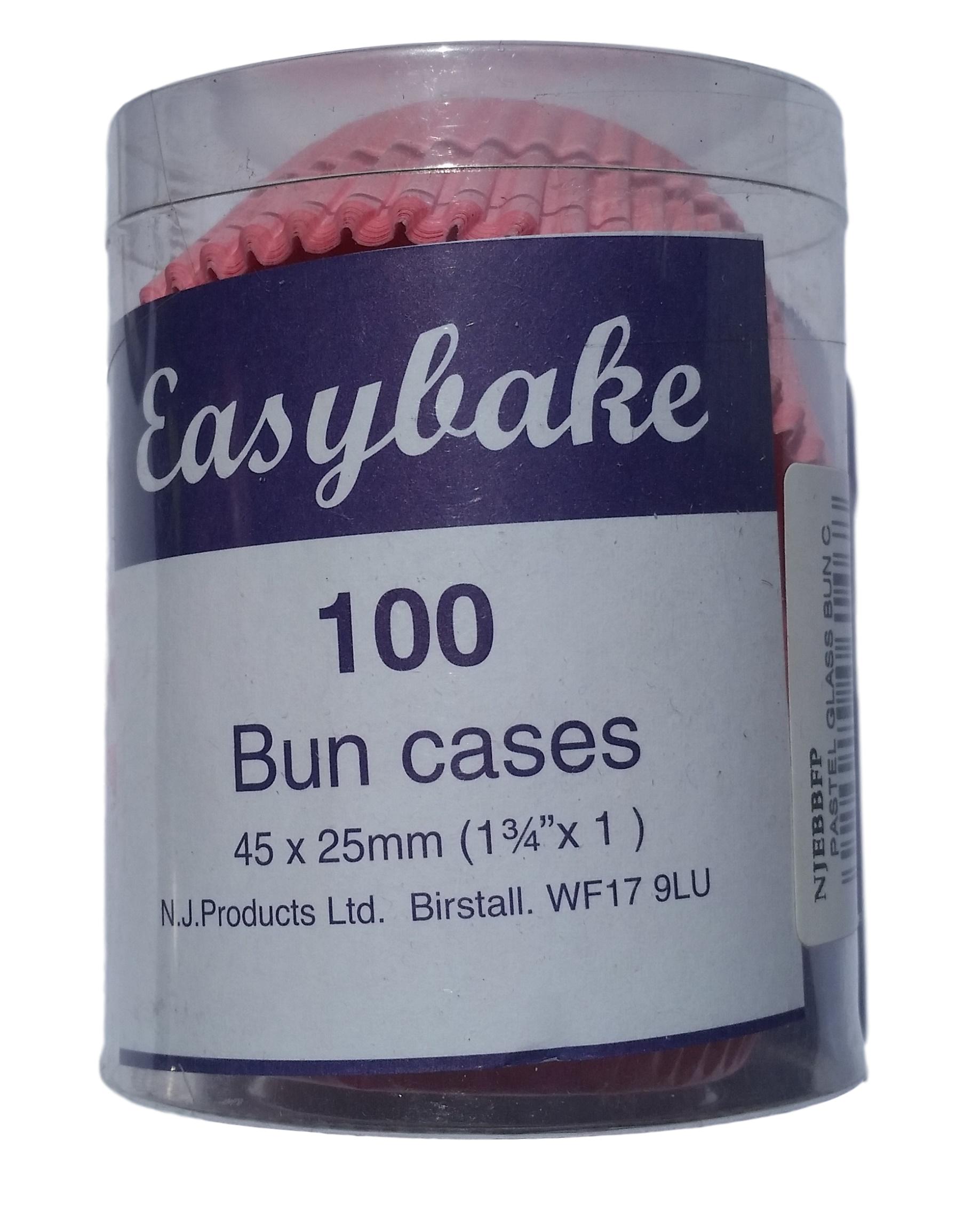 100 Pink Pastel Glassine Bun Cases image 0