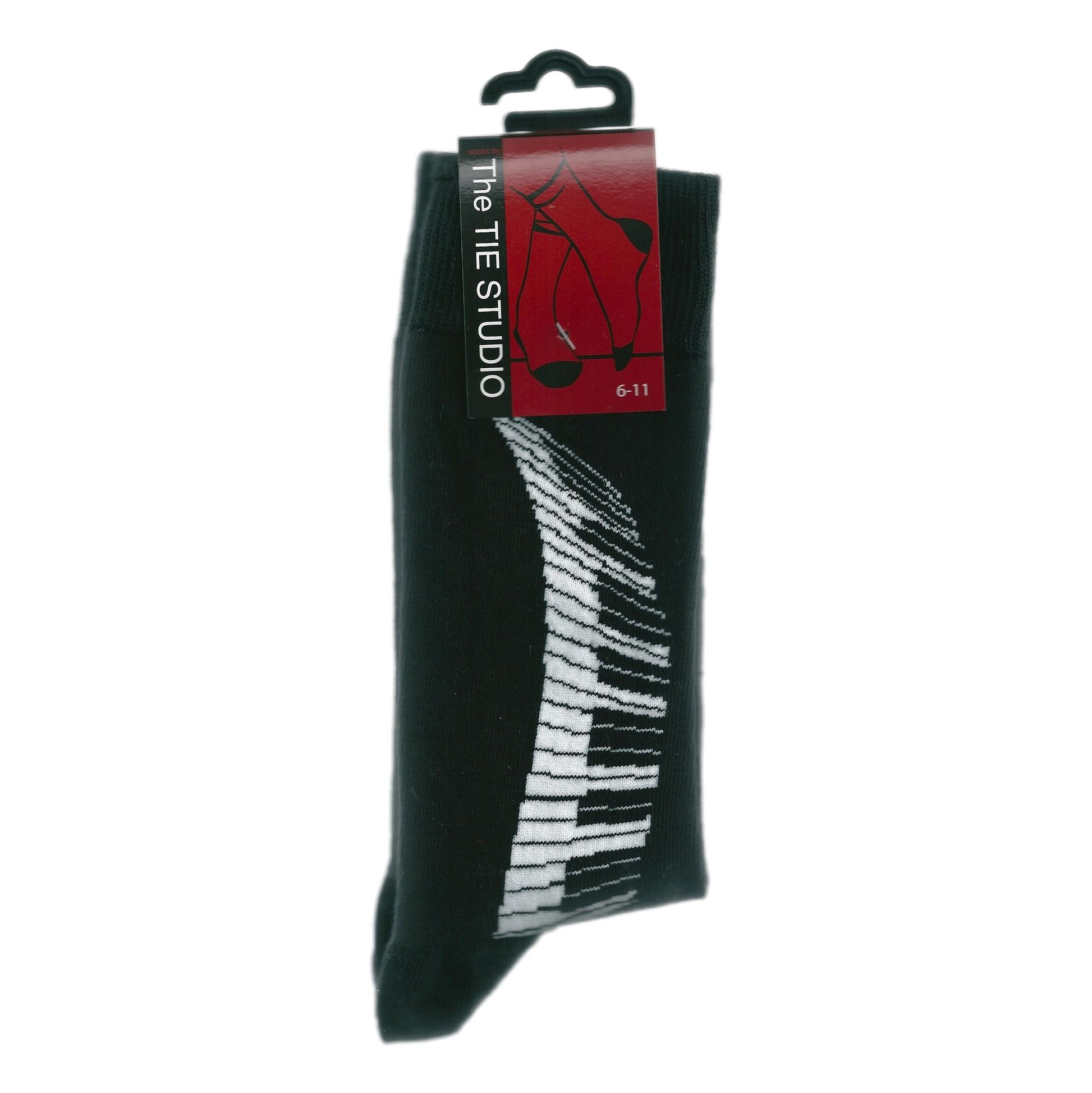 Piano Wavy Keyboard Unisex Novelty Ankle Socks UK Adult Size 6-11 image 1