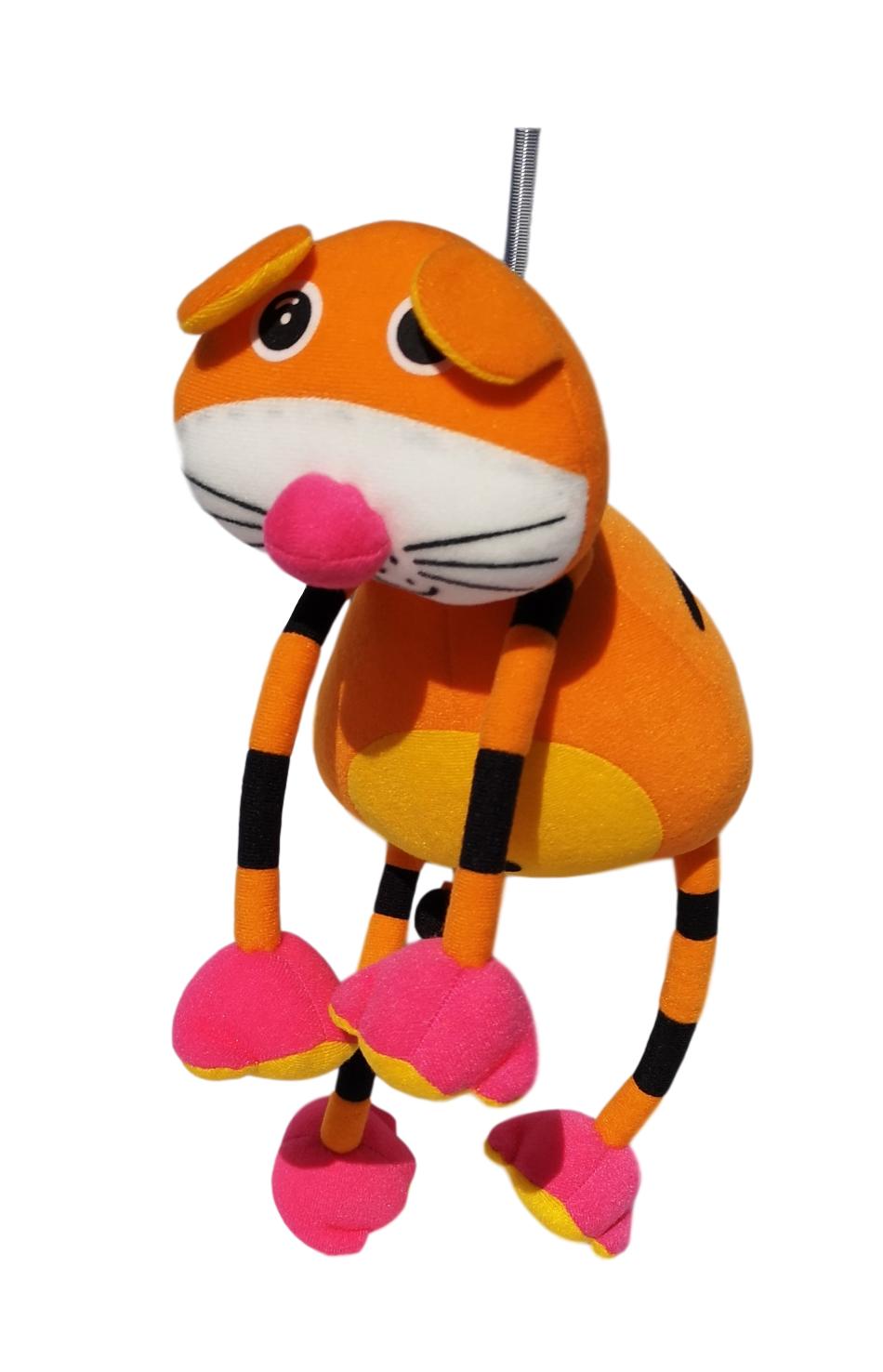 Springy Baby Tiger Panopoly Animal Mobile distraction for babies & young children image 1