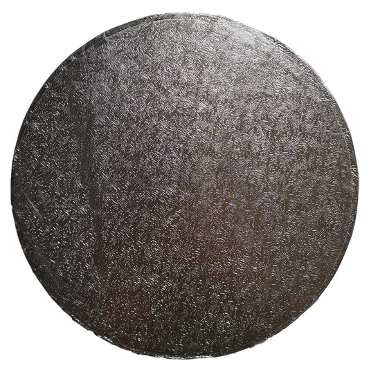 20cm Round Silver Cakeboard image 0