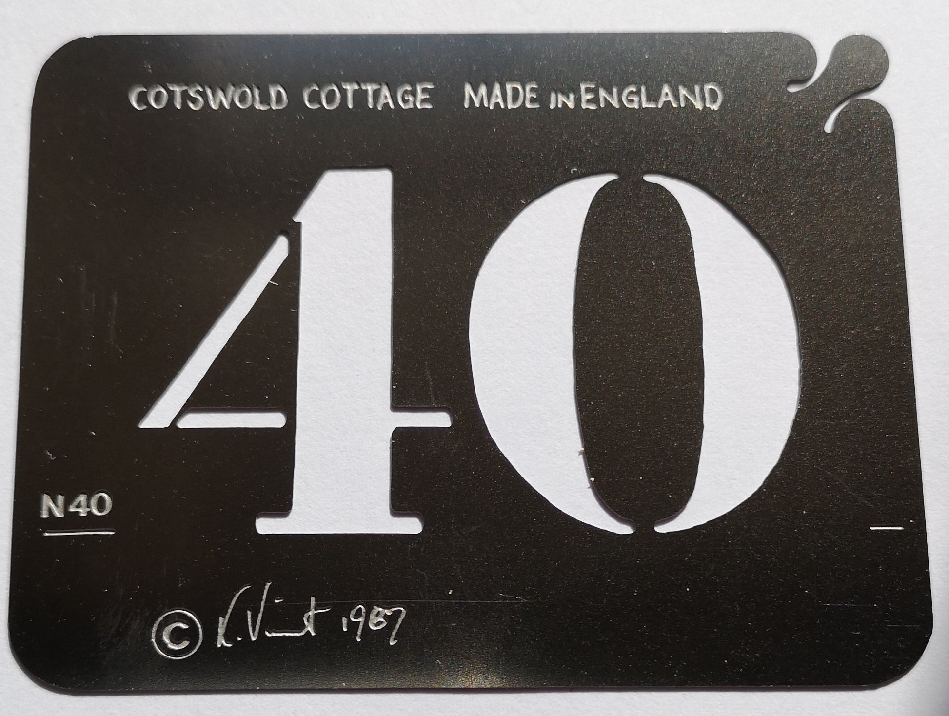 Stainless Steel Numbers Set 18-50 Cake Decorating / Card Making Stencil image 2