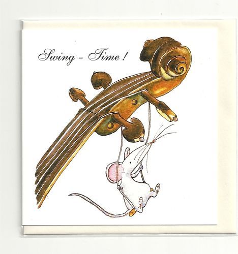 Swing Time Jill Latter designed Musical mice card image 0
