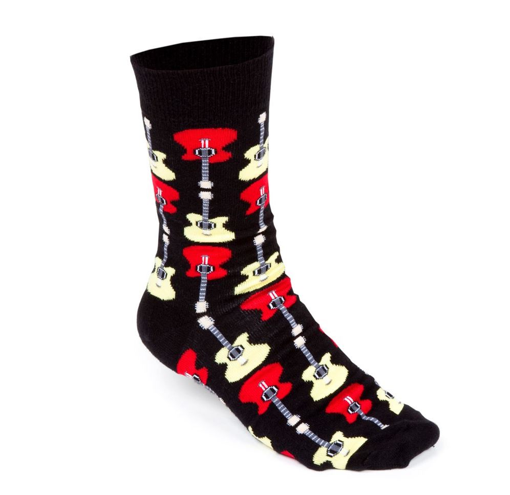 Acoustic Classical Guitars Music Unisex Novelty Ankle Socks Adult Size 6-11 image 1