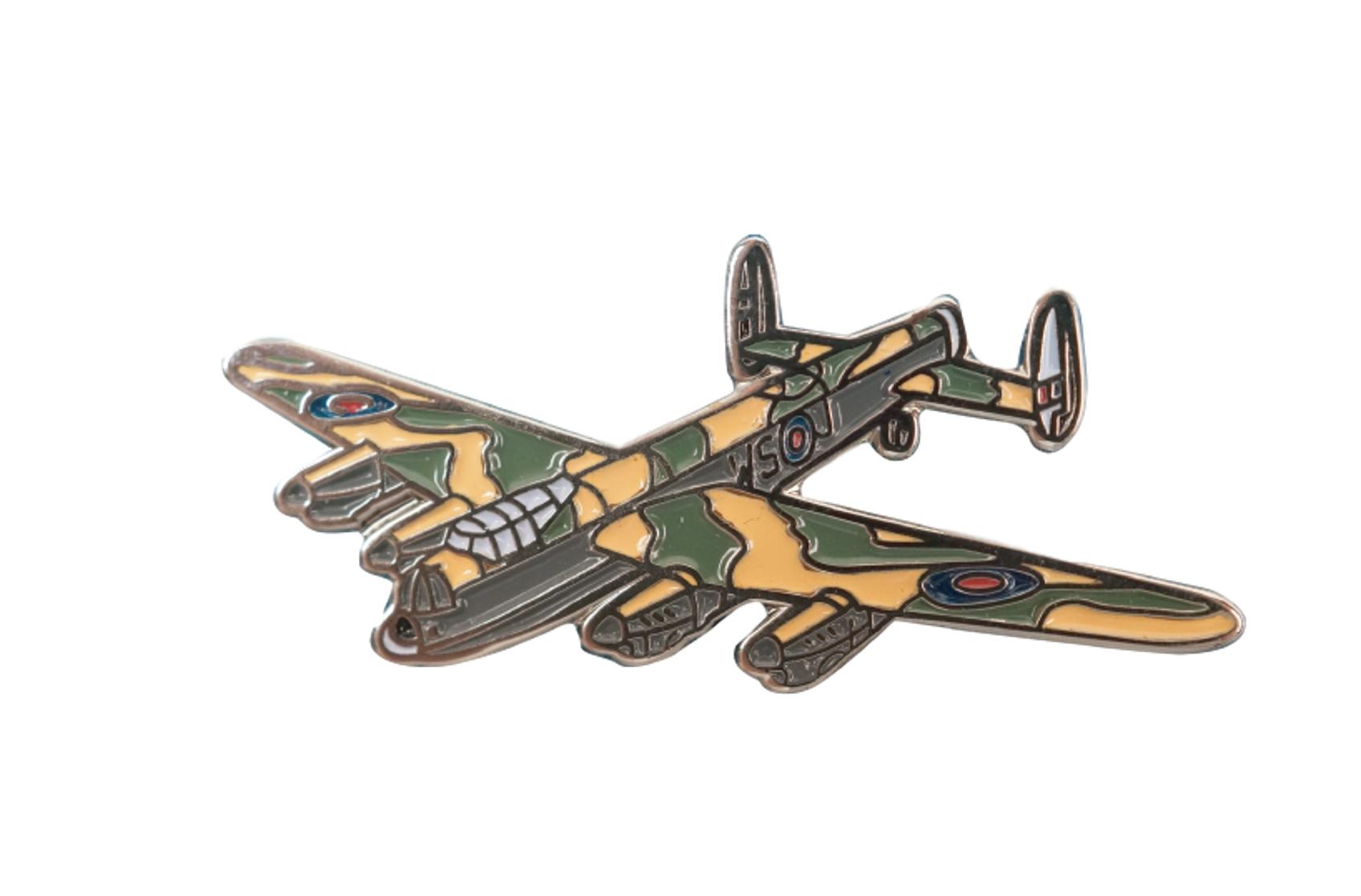 Royal Air Force Lancaster lapel pin badge image 2