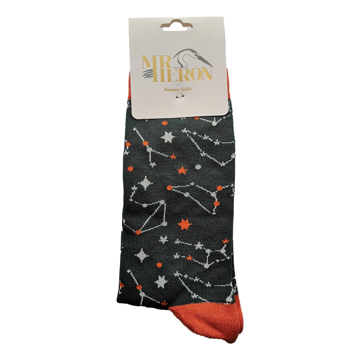 Constellations Star Signs Bottle Green Mens Novelty Ankle Socks Adult One Size image 1