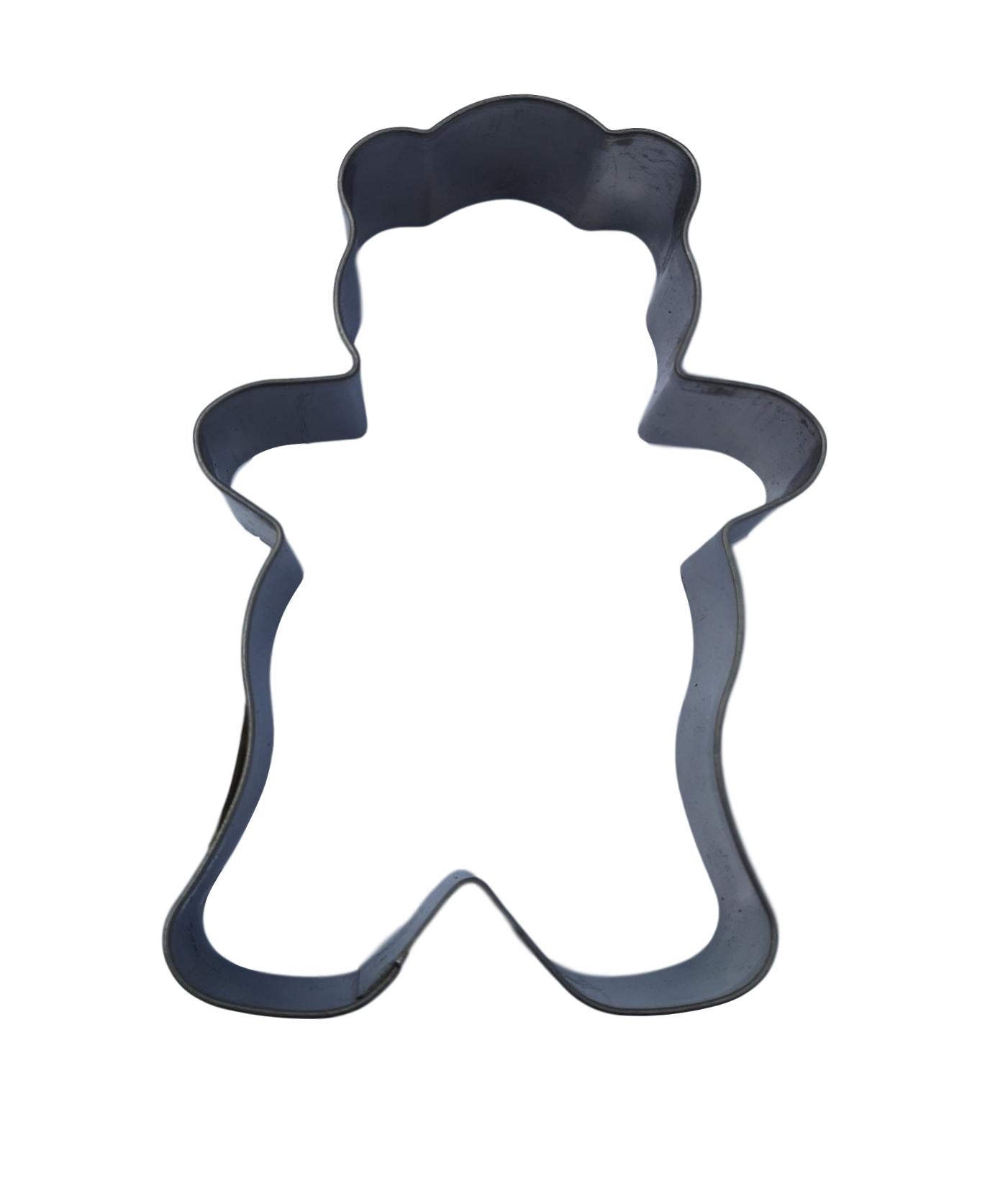 Large Teddy Bear shaped stainless steel Cookie Cutter image 0
