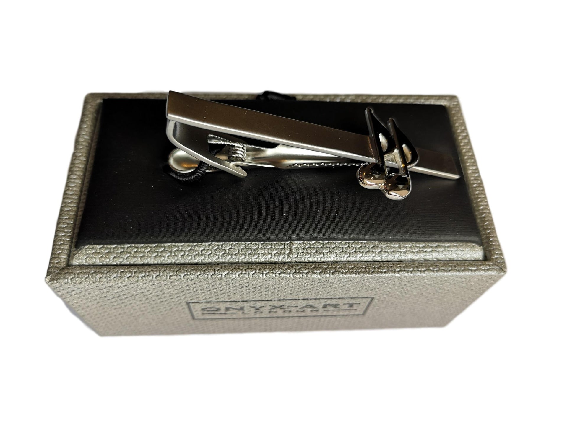 Quavers Silver-plated Tie Bar/Clip/Slide image 1