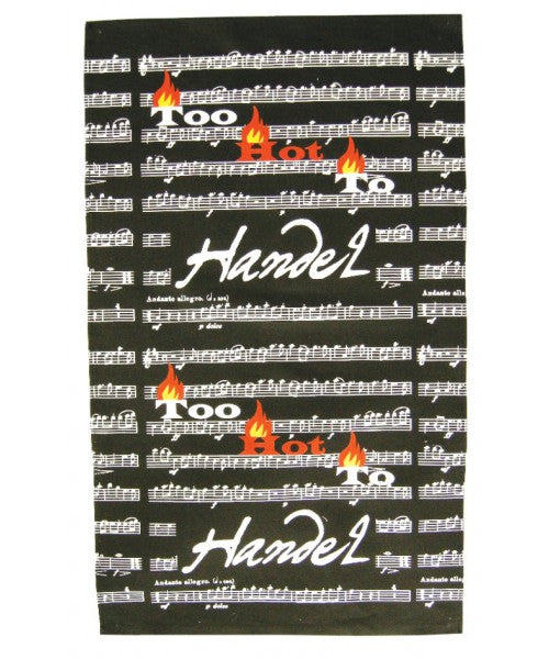 Too Hot to Handel cotton tea towel image 1