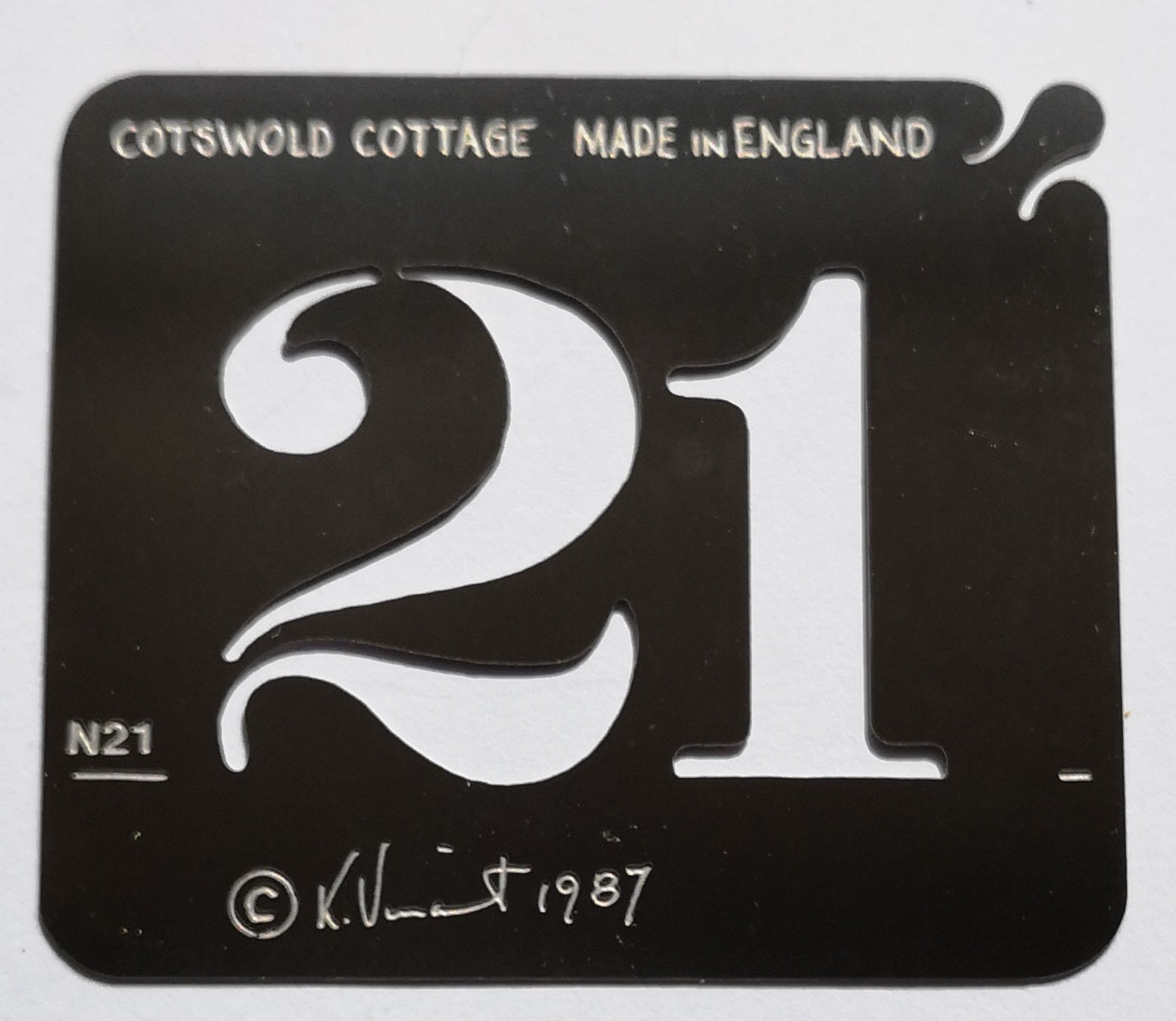 Stainless Steel Numbers Set 18-50 Cake Decorating / Card Making Stencil image 4