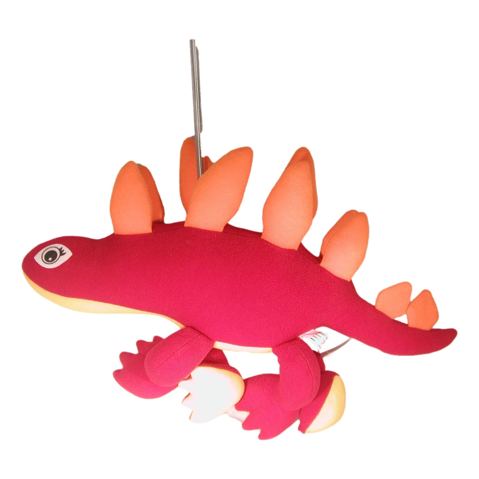 Springy Stegosaurus Panopoly Animal Mobile distraction for babies young children image 0
