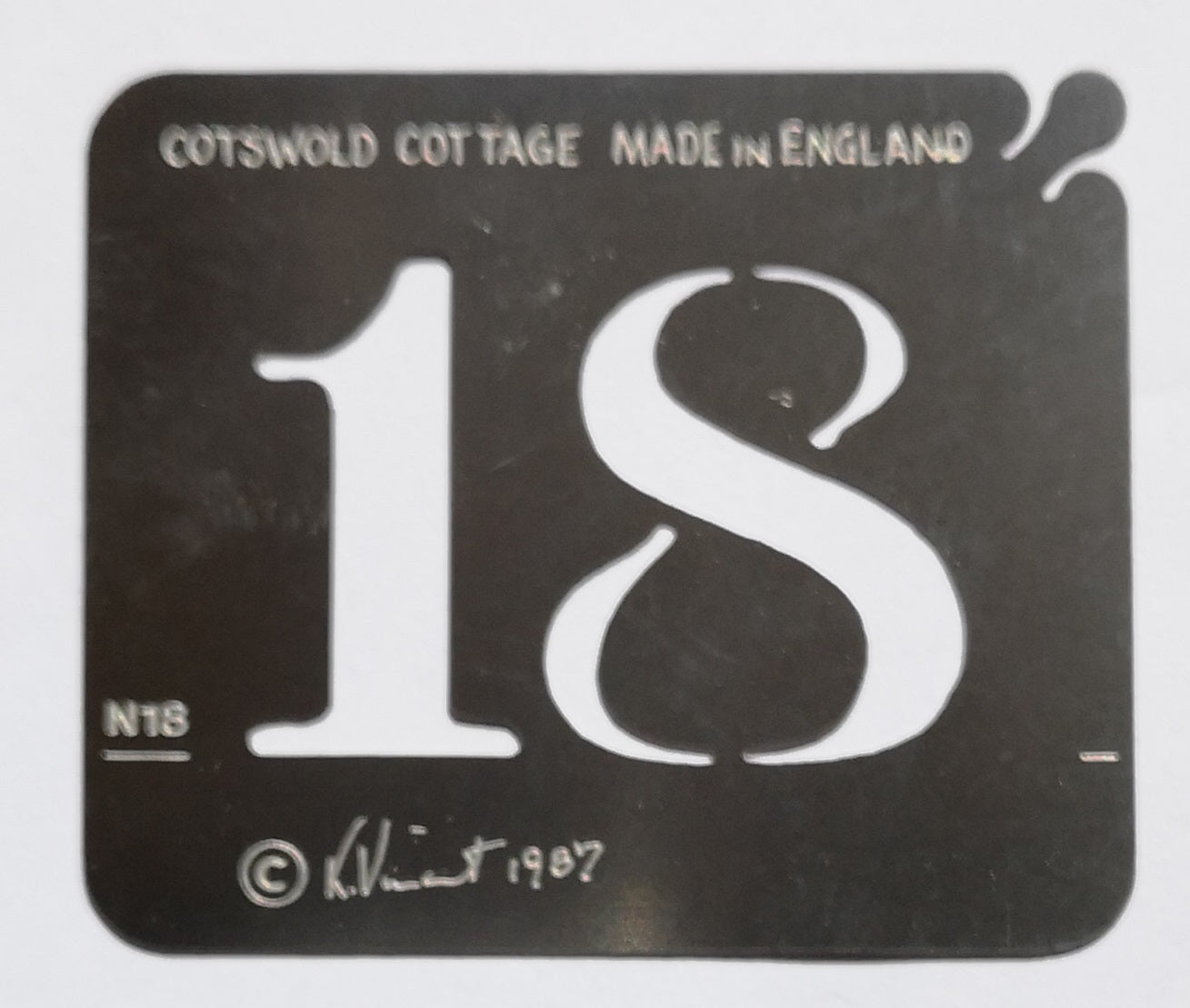 Stainless Steel Numbers Set 18-50 Cake Decorating / Card Making Stencil image 5