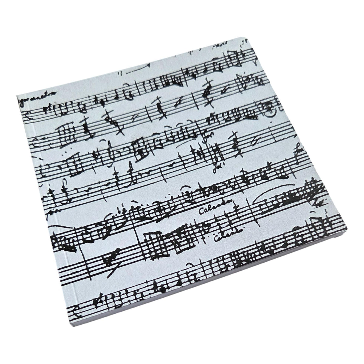 Black Manuscript on White Square Journal