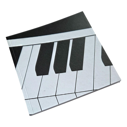 Piano Keyboard Square Journal Notebook