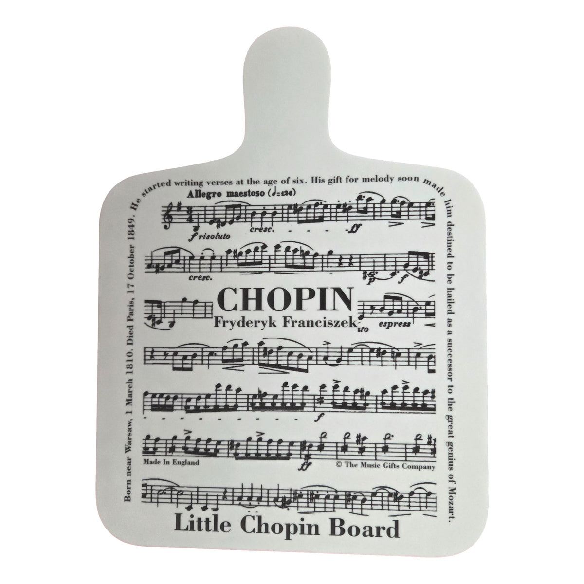 Little Chopin Melamine Chopping Board