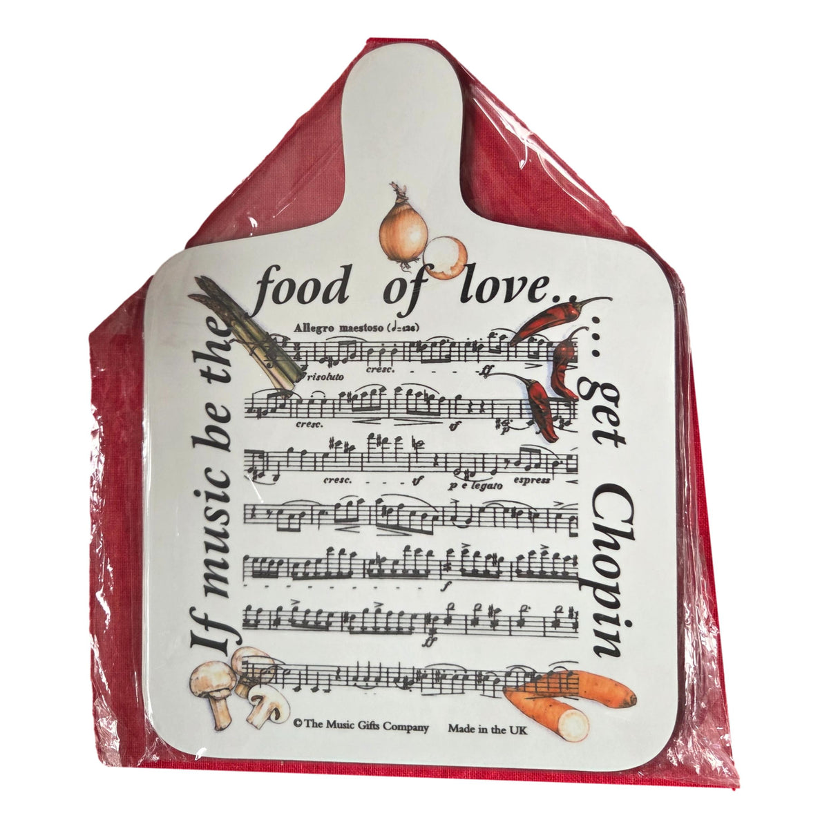 If Music be the Food of Love....Get Chopin Melamine Chopping Board