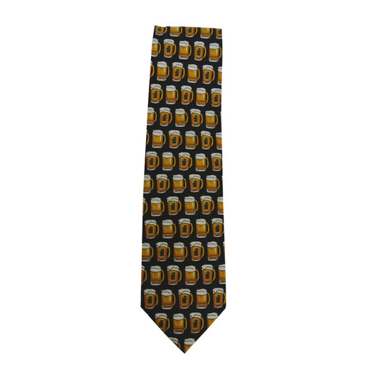 Beer Mugs Sleeved 100% Polyester Classic Tie image 0