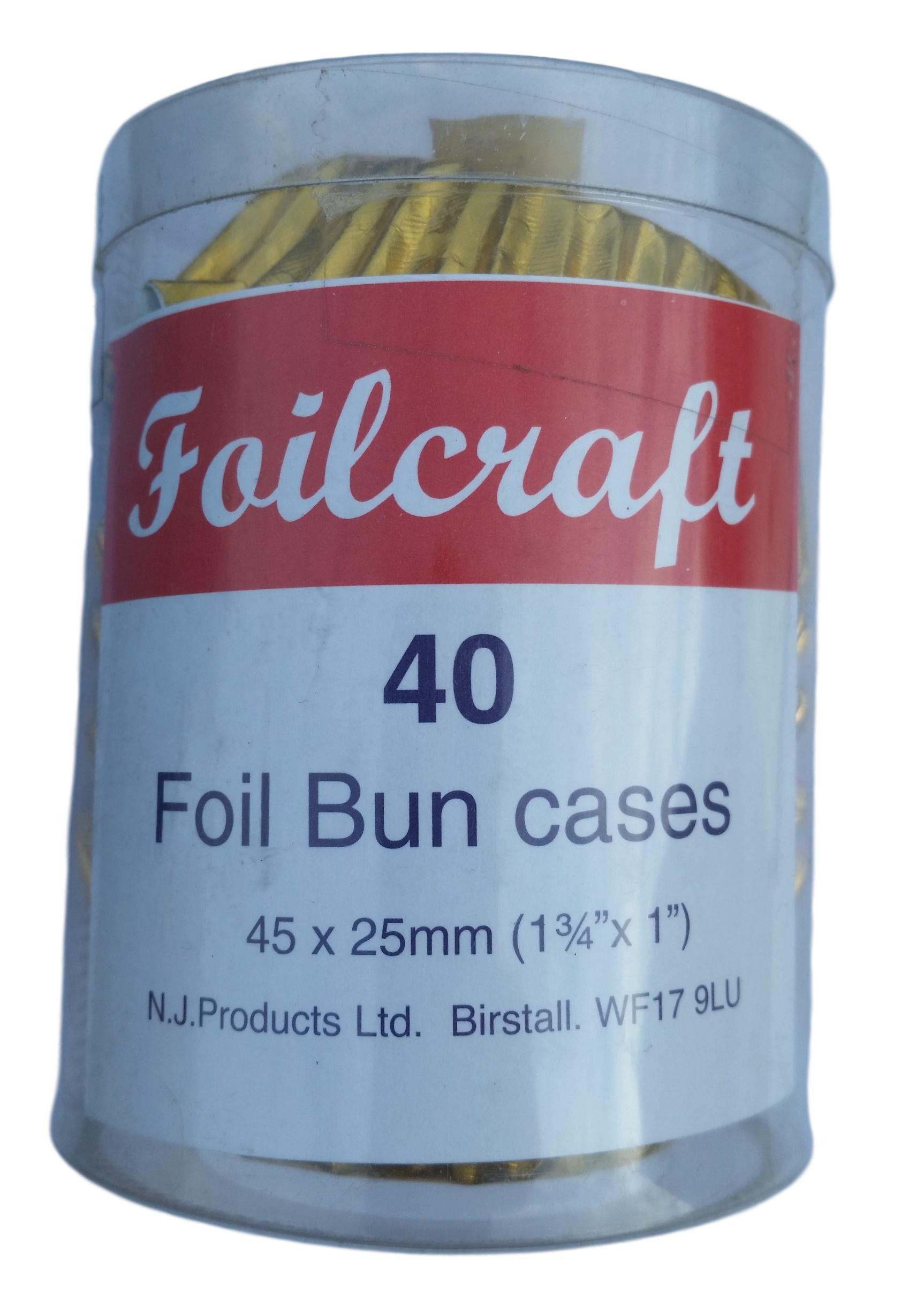 40 Gold Foil Bun Cases image 1