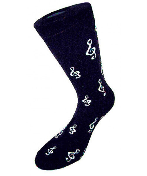 Treble Clefs Cottonrich Unisex Novelty Ankle Socks Adult Size 6-11 image 1