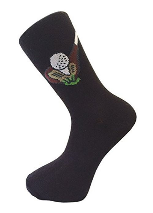 Golf Club and Ball Cottonrich Unisex Novelty Ankle Socks Adult Size 6-11 image 1