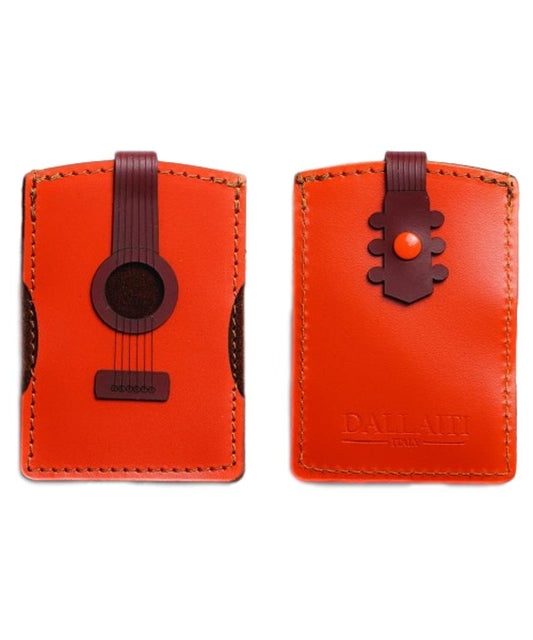 Classical Guitar Italian Leather Credit Card Case image 0
