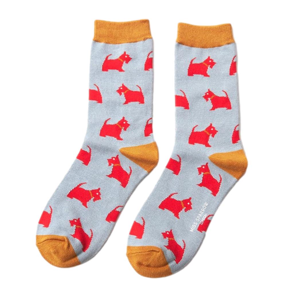 Westie Dog Duck Egg Ladies Novelty Ankle Socks Adult One Size image 0